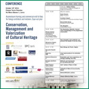 Conservation, Management and Valorization of Cultural Heritage